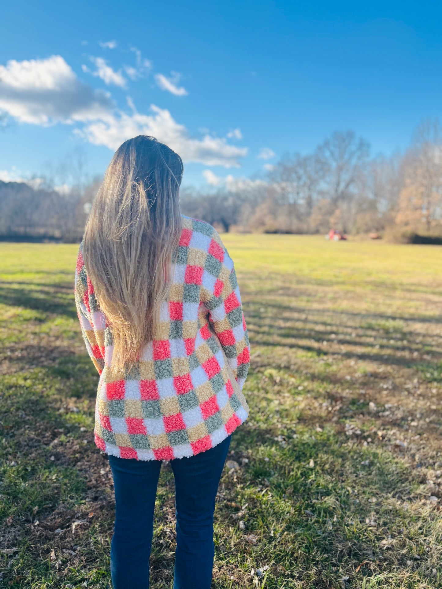 Colorful Check Shacket