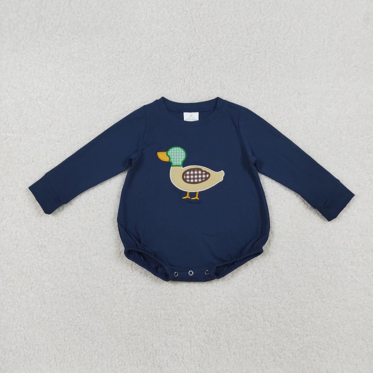 Navy Mallard Romper