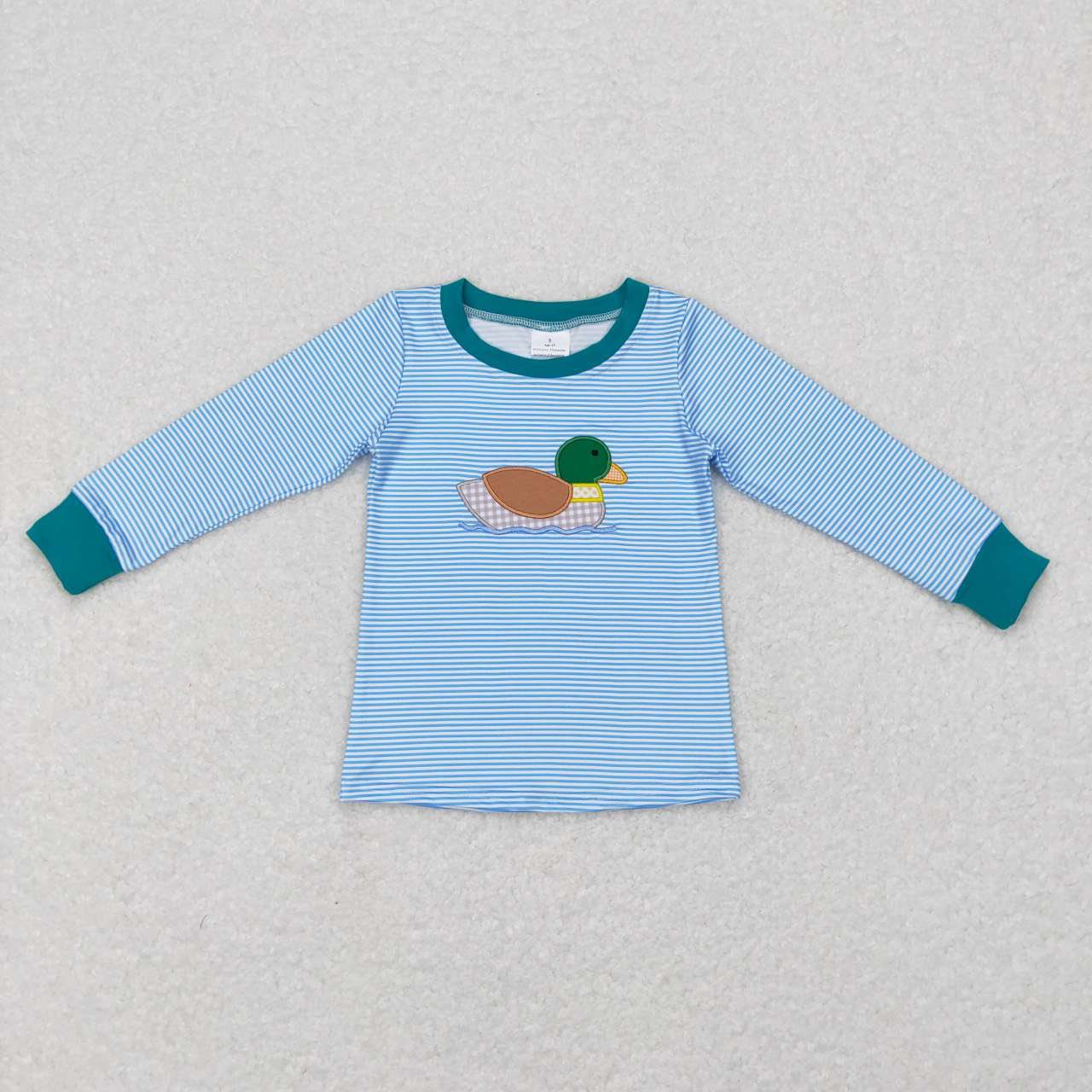 Blue Striped Mallard Top