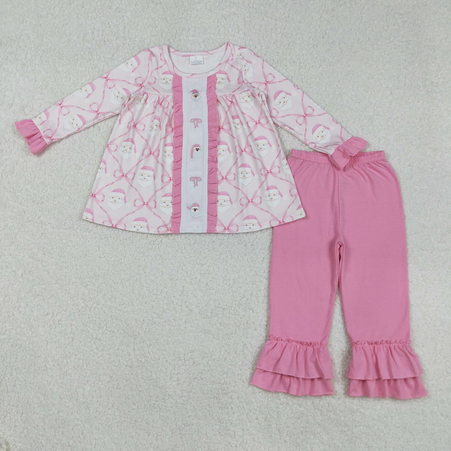 Coquette Santa Bows and Ruffles Set