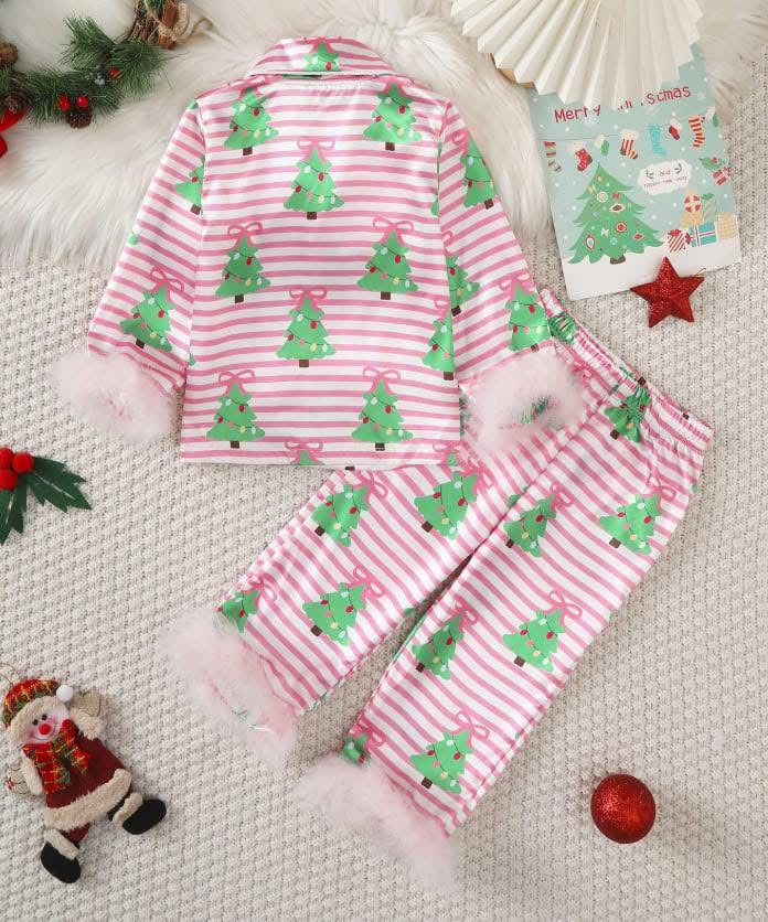 Kids Christmas Feather Jammies