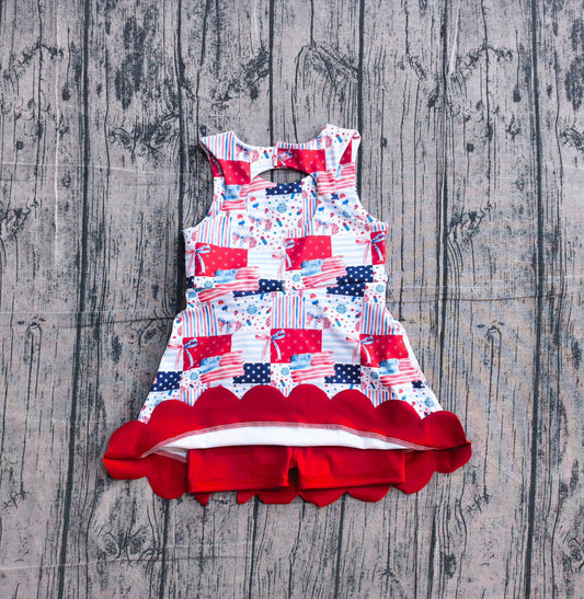 RWB Watercolor Flag Dress