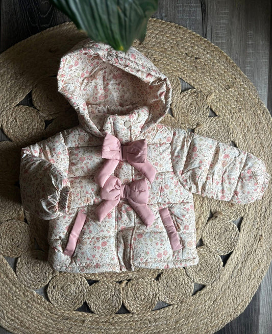 Floral Bow Pink Jacket