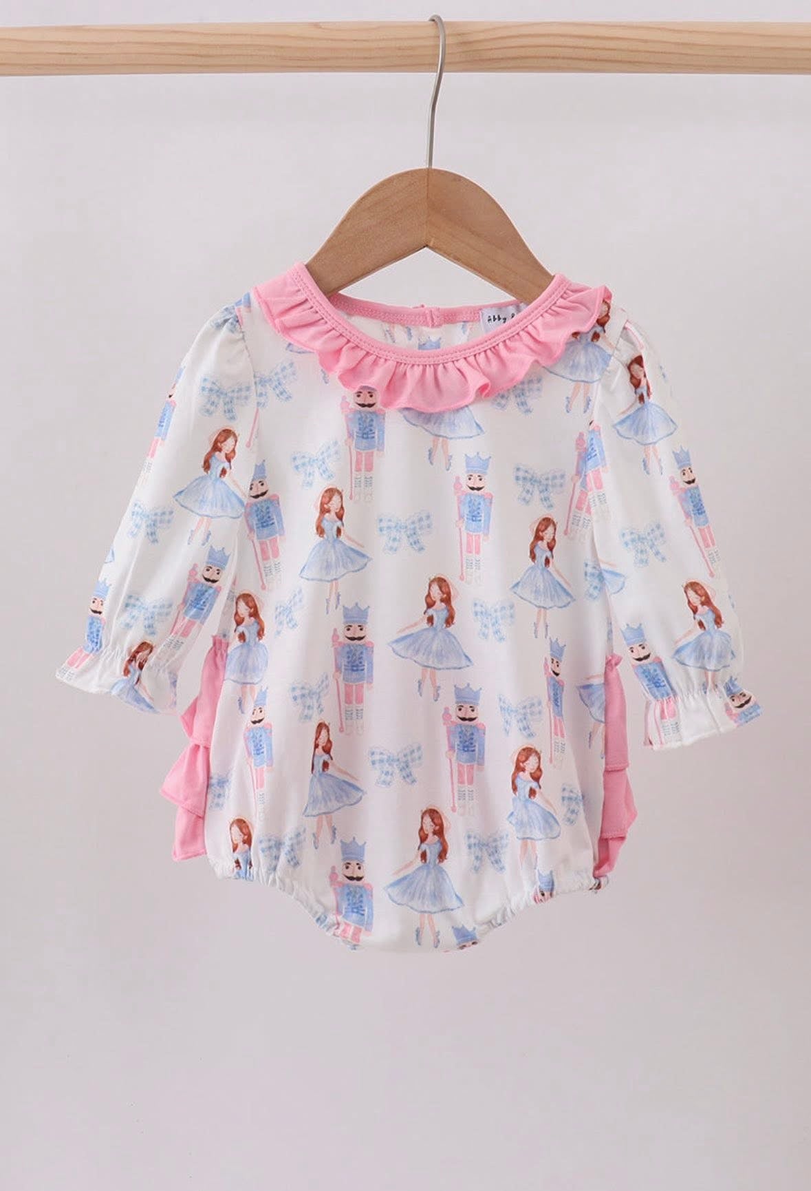 Nutcracker Bow Ruffle Bubble