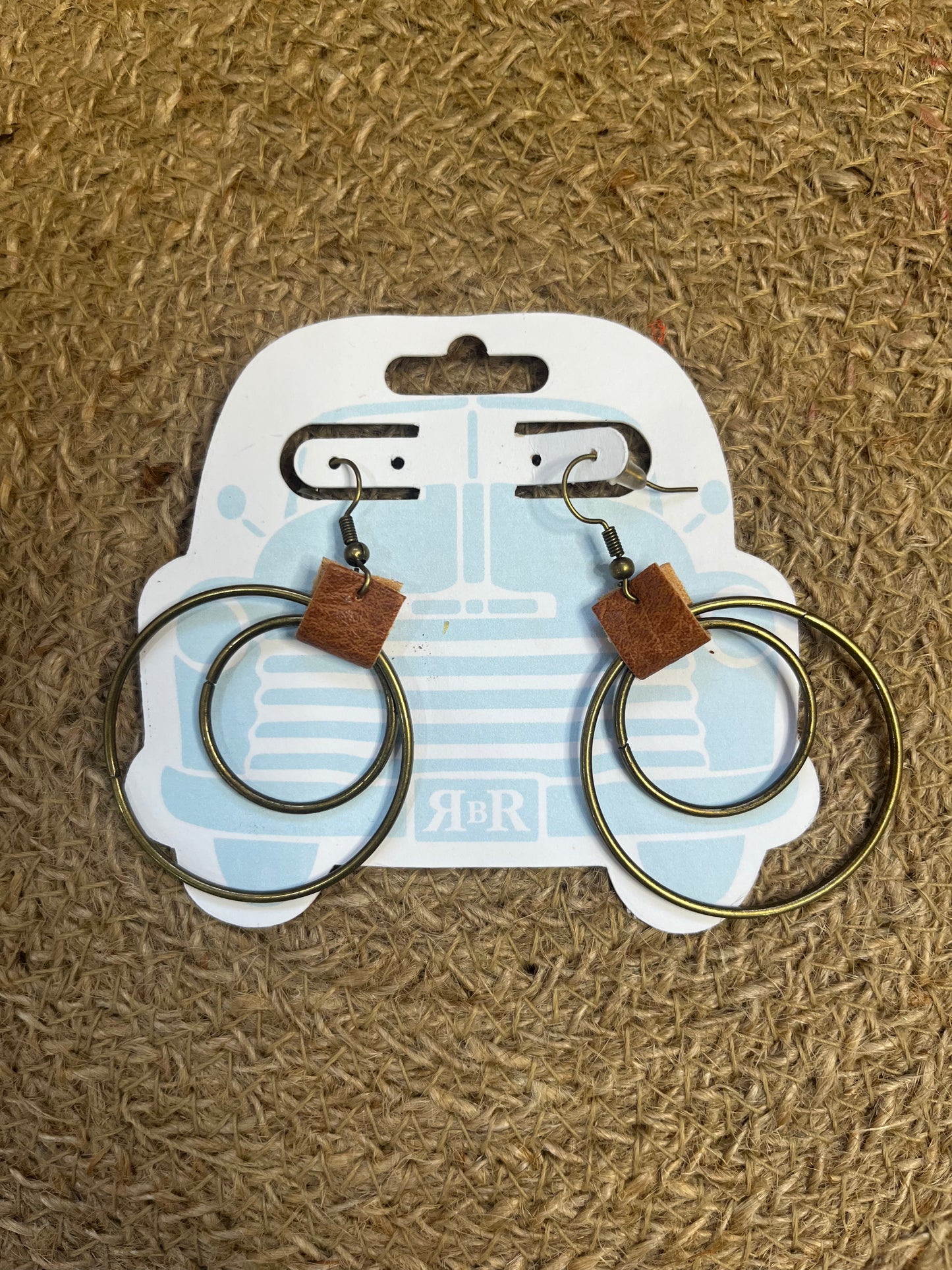 Double Gold Hoop Earrings
