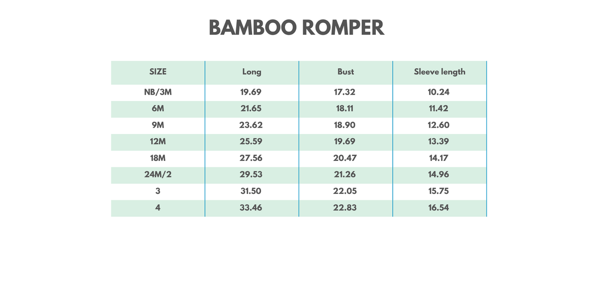 Green Mallard Bamboo Romper