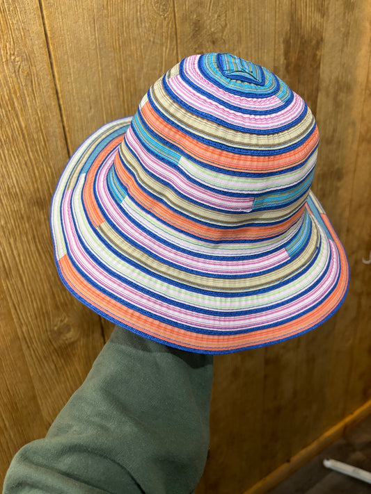 Multi Stripe Sun Hat