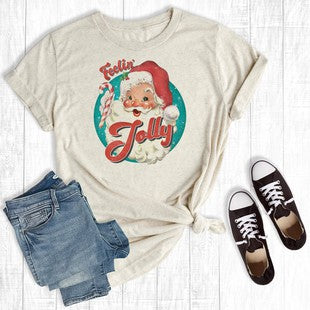 Feelin Jolly Christmas Tee