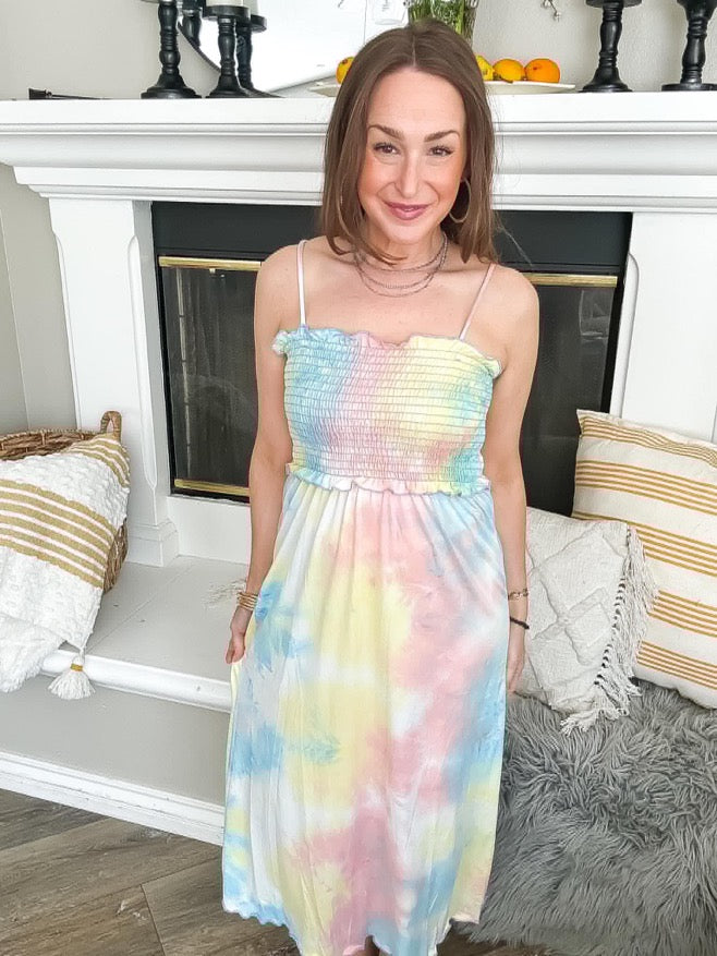 Happy Days Tie Dye Maxi Dress