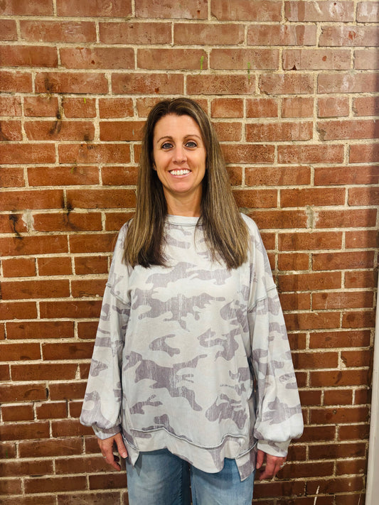 Camo Pullover