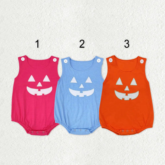 Jack O' Lantern Bubble Romper