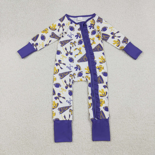 Purple Go Team Ruffle Zippy