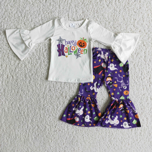 Happy Halloween Bell Bottom Set