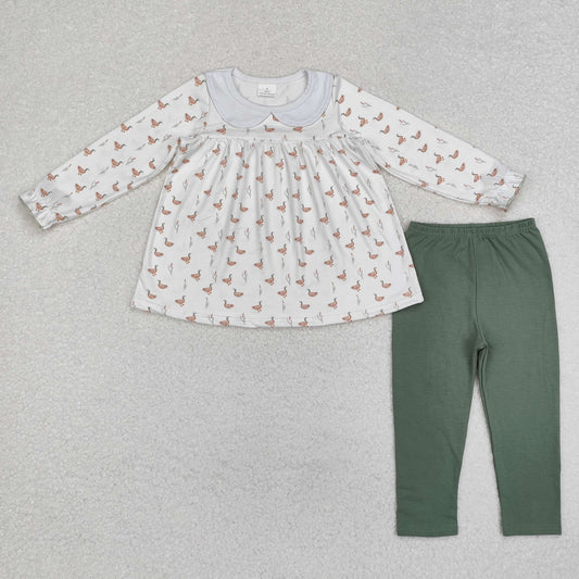 Tiny Mallard Peter Pan Collard Pants Set