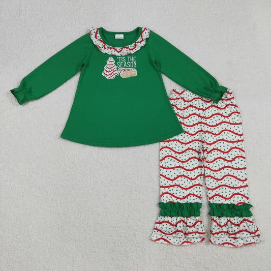 Tis The Season Cake Ruffle Pants Set