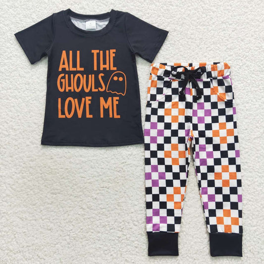 All The Ghouls Love Me Jogger Set