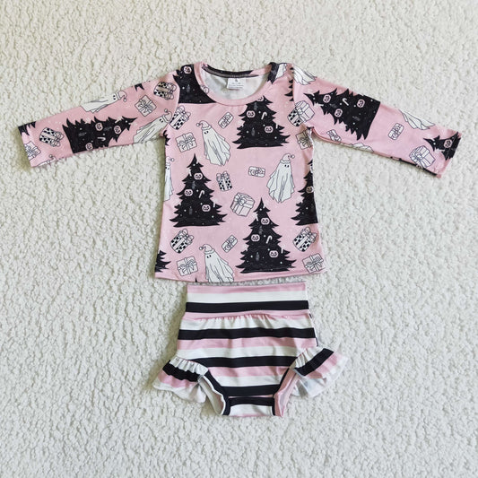 Ghostly Christmas Bloomer Set