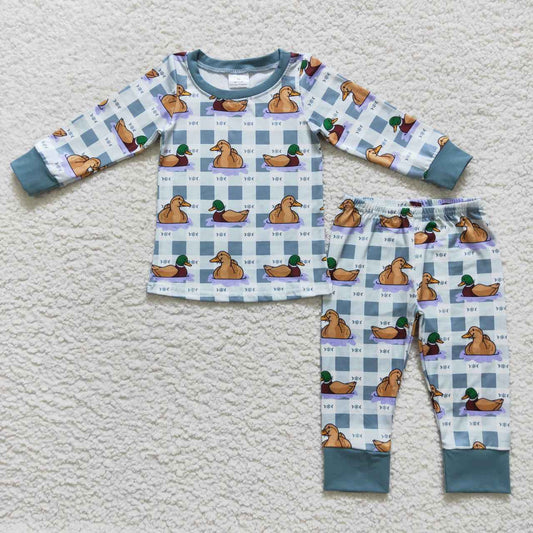 Plaid Mallard Jogger Set