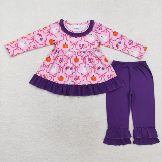 Ghostly Boo Ruffle Pants Set