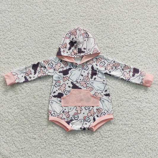 HalloChristmas Hooded Bubble Romper