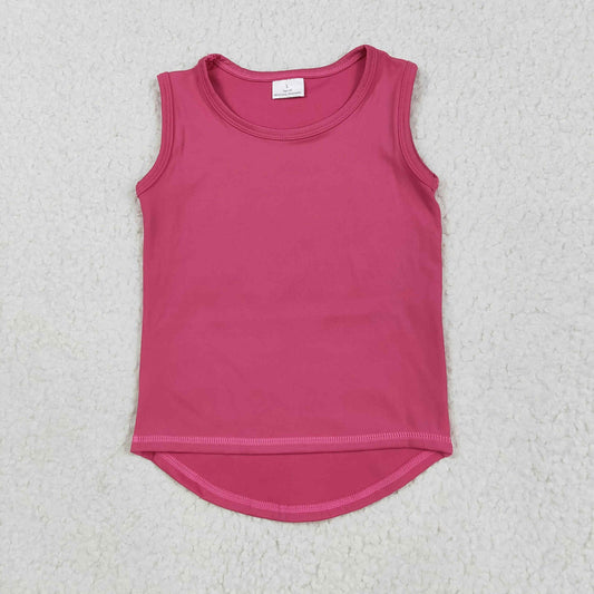 Fuchsia Pink Yoga Tank Top