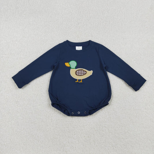 Navy Mallard Romper