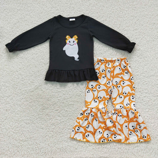 Boo-tiful Ghost Bell Bottom Set