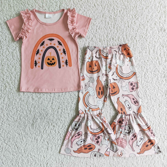 Halloween Rainbow Bell Bottom Set