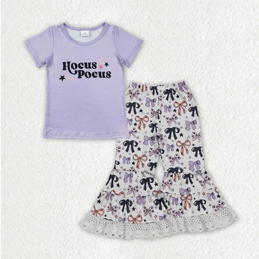 Hocus Pocus Lace Bell Bottom Pants Set