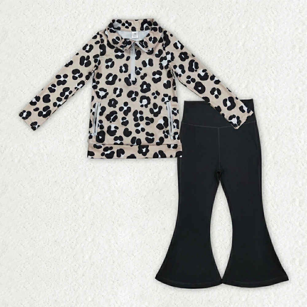 Cheetah Print Yoga Pants Set