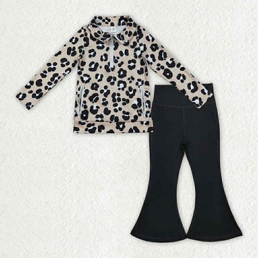 Cheetah Print Yoga Pants Set