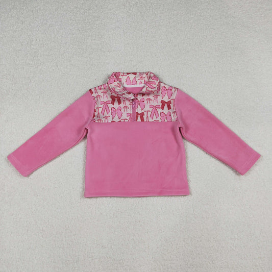 Pink Bow Pullover