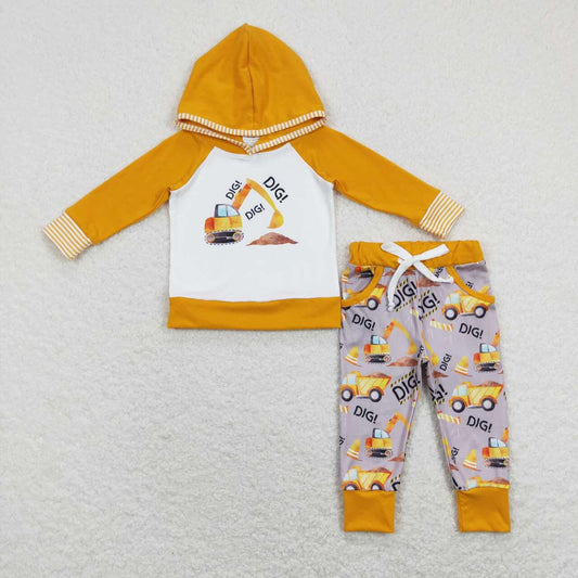 Boys Like To Dig Jogger Set
