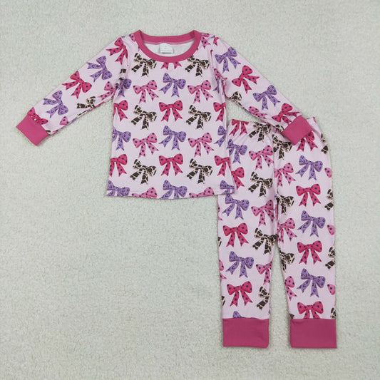 Pink Bow Pajama Set