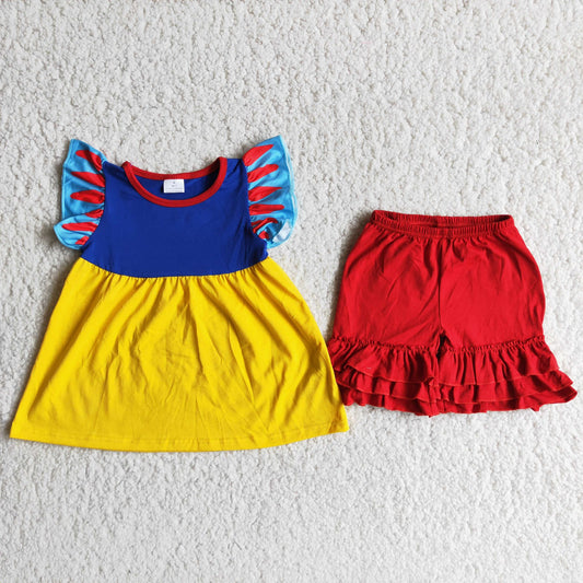 Apple Princess Shorts Set