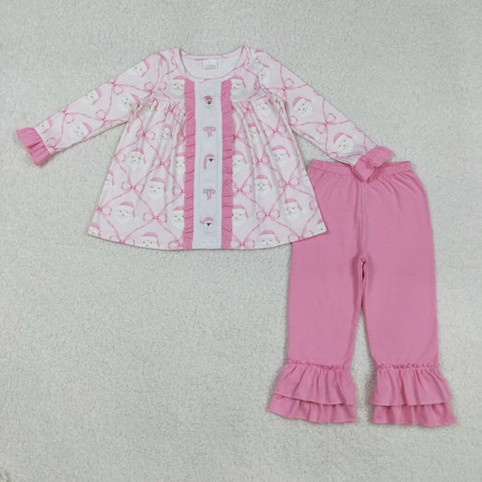 Coquette Santa Bows and Ruffles Set