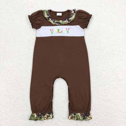 Camo Ruffle Duck Romper