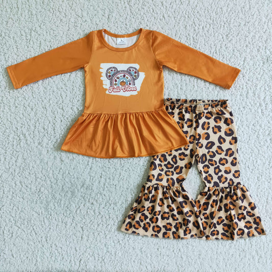 Rainbow Fall Vibes Bell Bottom Set