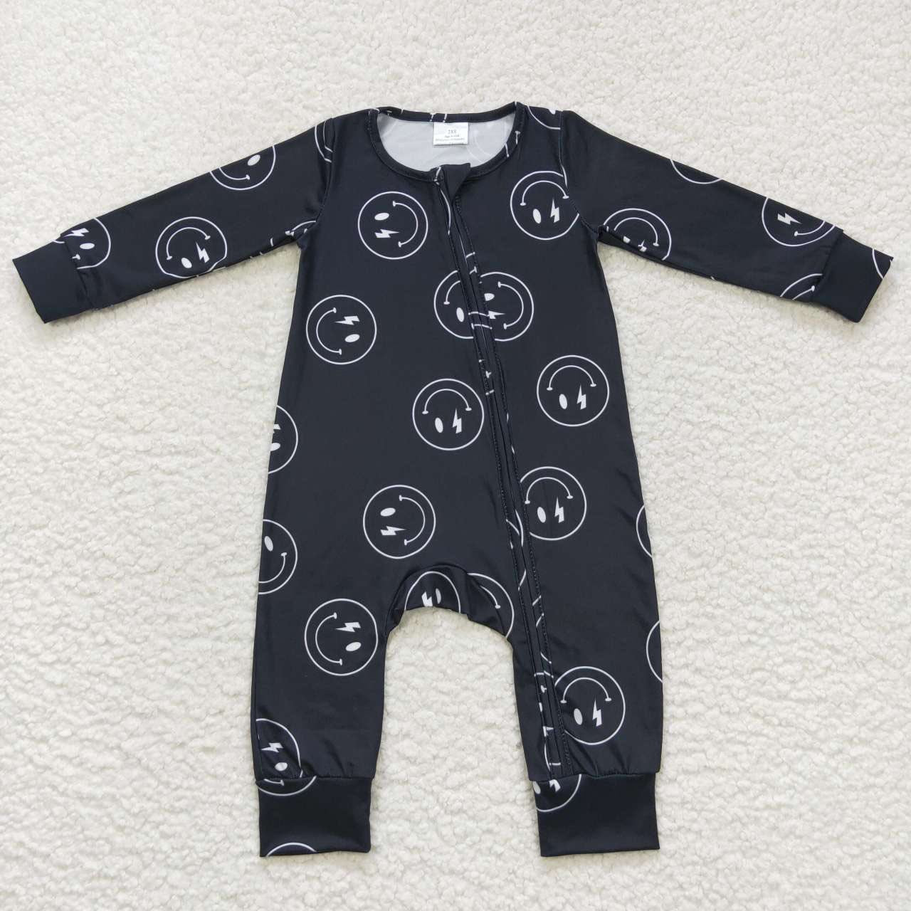 Black Smiley Zippy