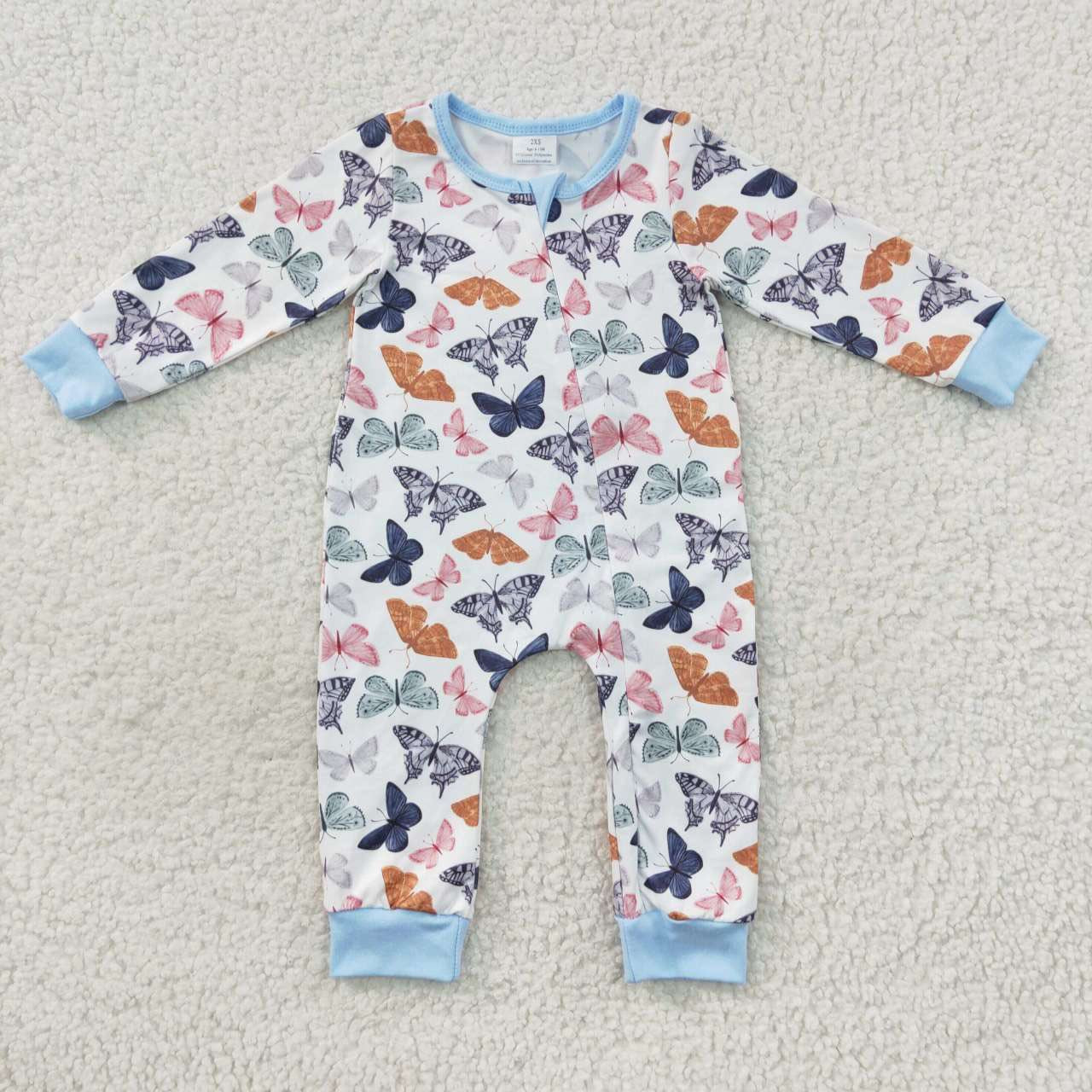 Blue Butterflies Zippy