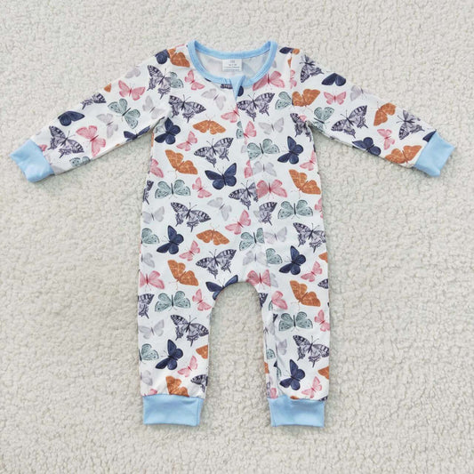 Blue Butterflies Zippy