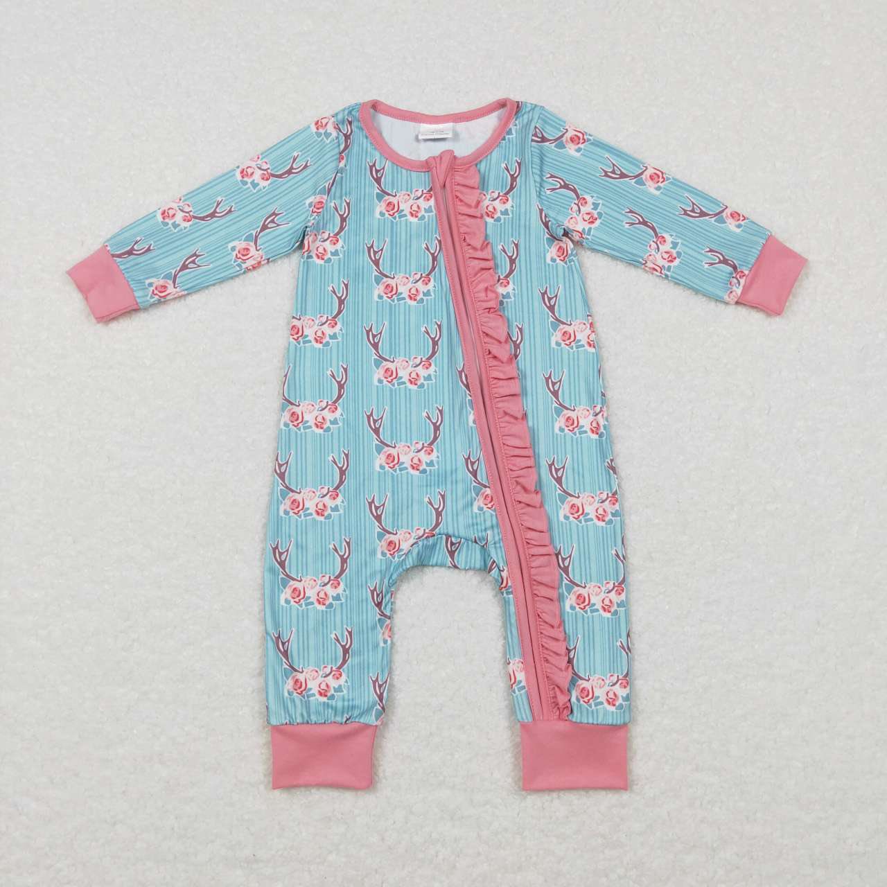 Dear Antler Ruffle Zippy
