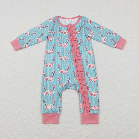 Dear Antler Ruffle Zippy