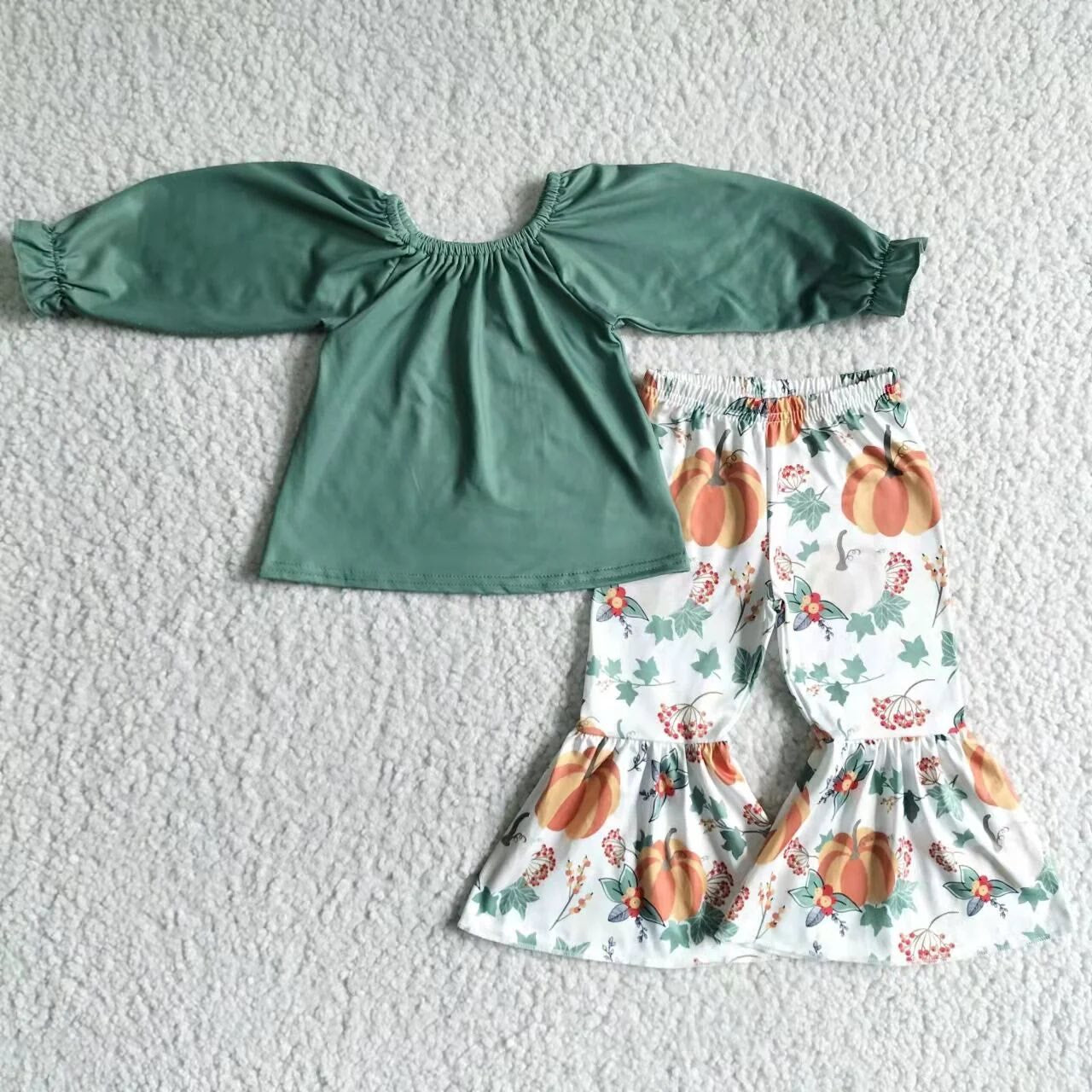 Green Pumpkin Pants Set