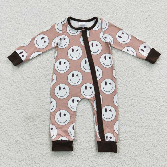 Brown Smiley Zippy