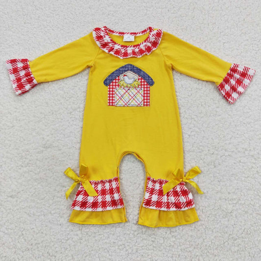 Barn Yard Ruffle Romper