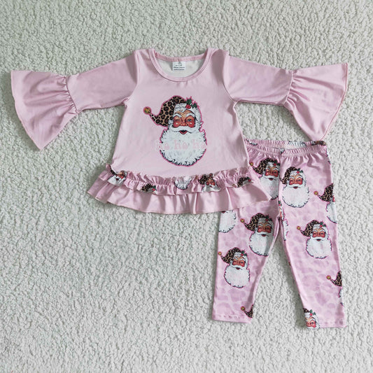 Santa Ruffle Pants Set