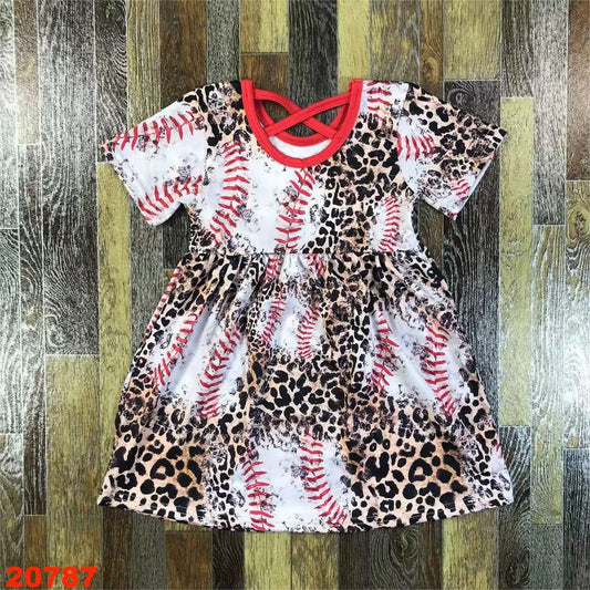 Cheetah Print Baseball Dress