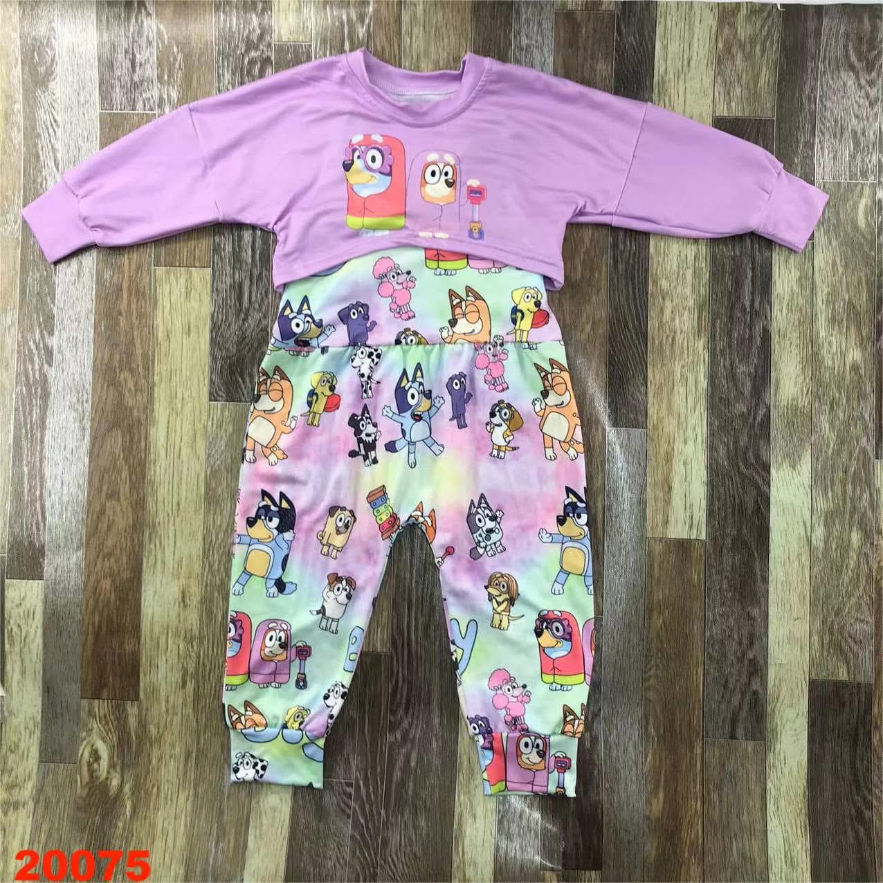 Blue Dog Purple Jumpsuit