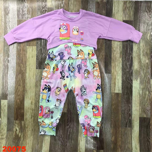 Blue Dog Purple Jumpsuit